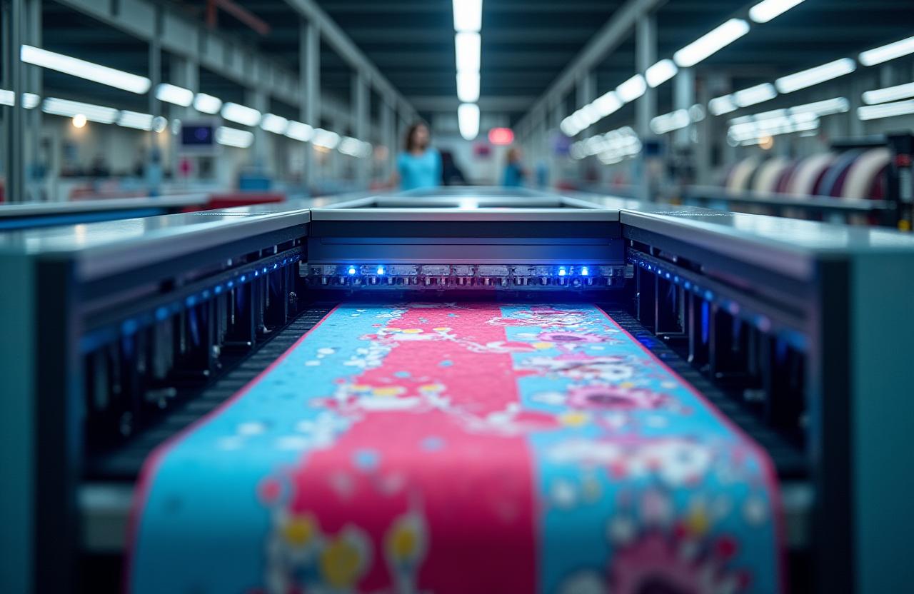 Macchinario stampa digitale tessile