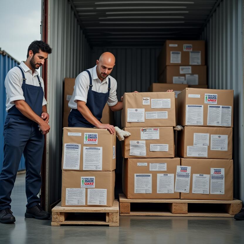 Spedizione export tessuti italiani