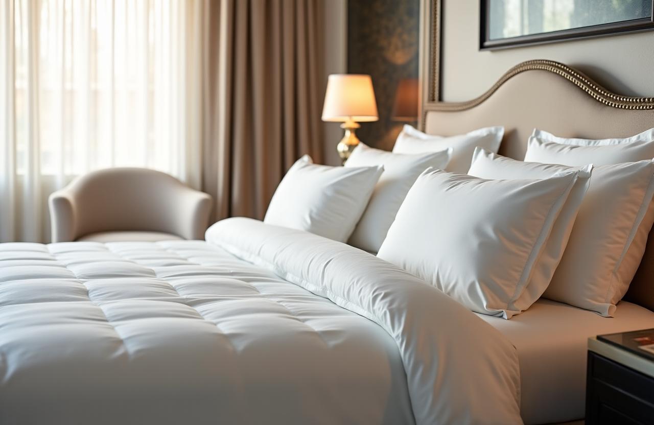 Suite hotel con biancheria di lusso italiana